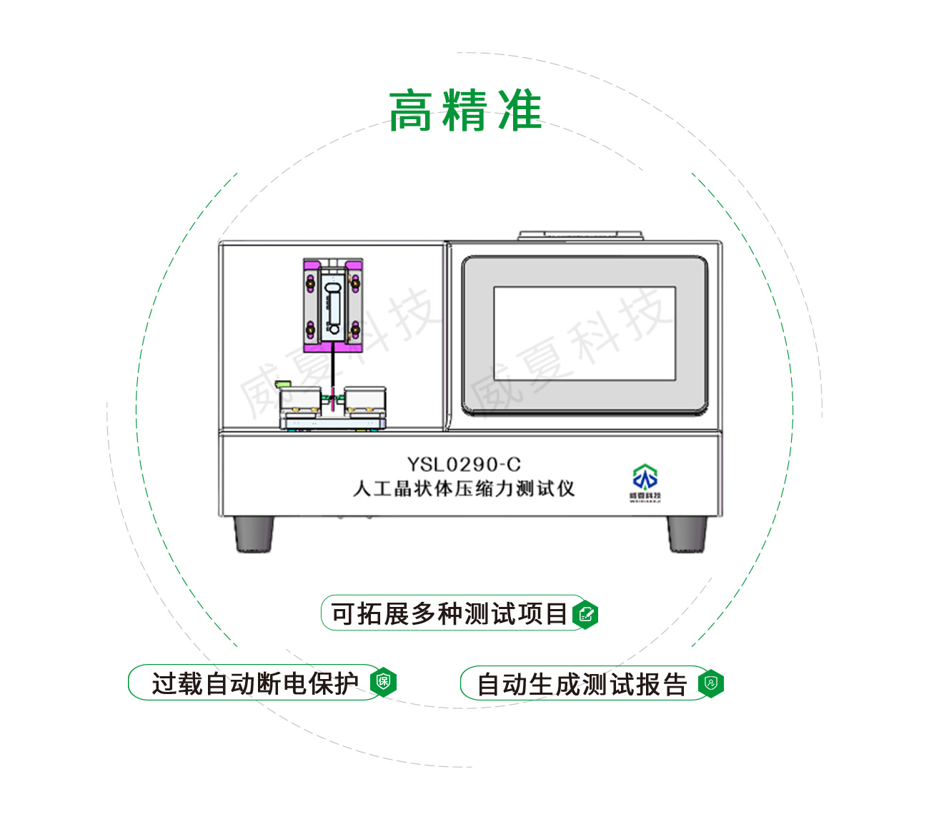 YY0290人工晶狀體壓縮力測(cè)試儀